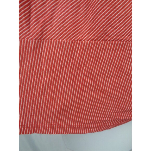 ModCloth Red Stripe Twist Front Sleeveless Tank Top Plus Size 2X - Picture 6 of 7